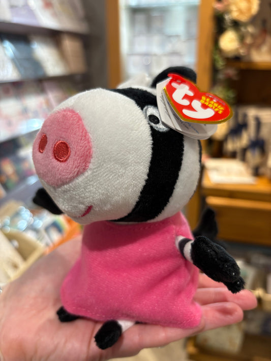 TY Beanie Babies Peppa Pig - Zoe Zebra