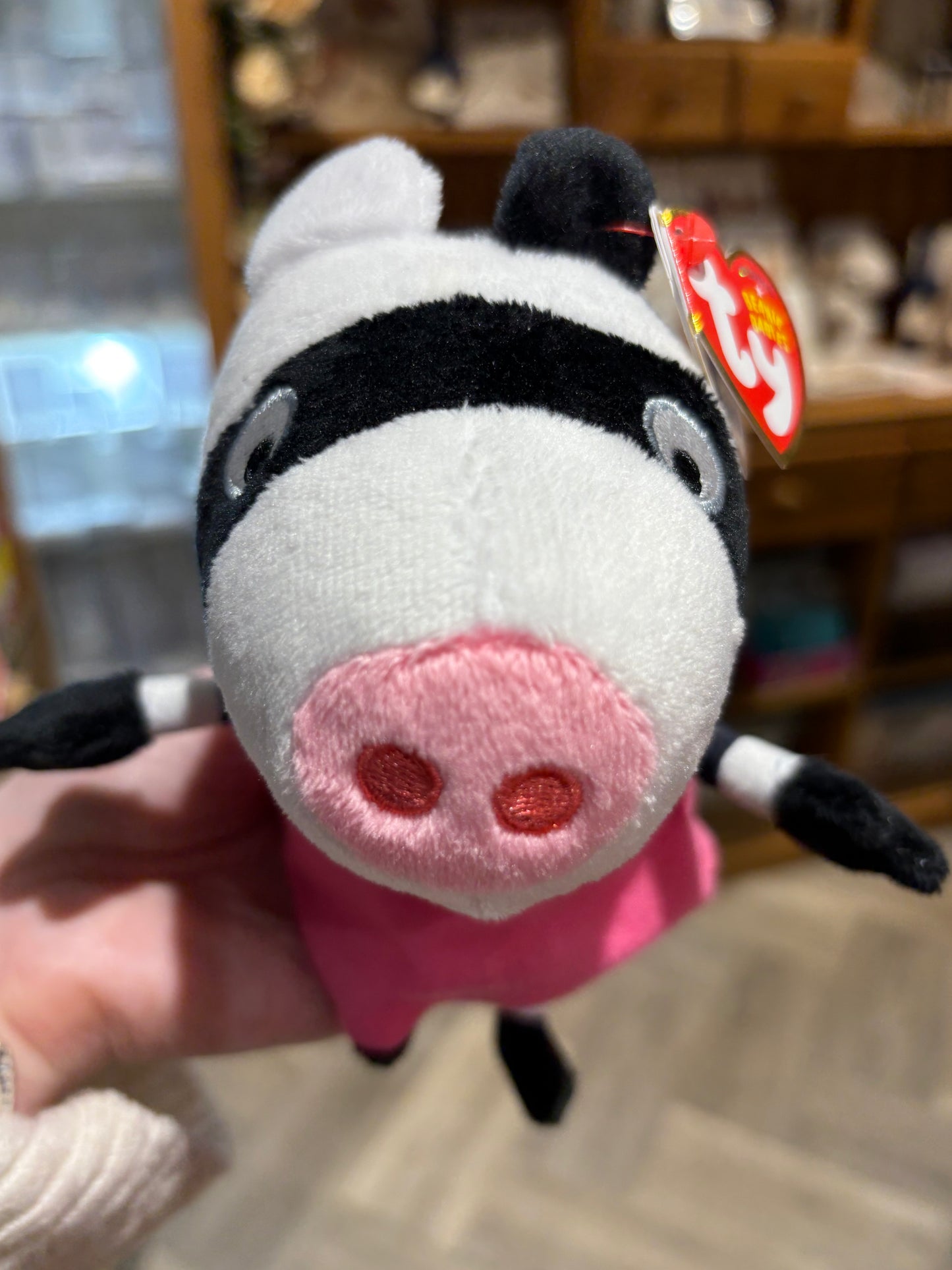 TY Beanie Babies Peppa Pig - Zoe Zebra