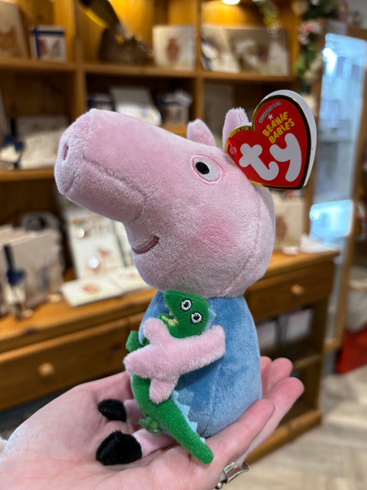 TY Beanie Babies Peppa Pig - George Pig