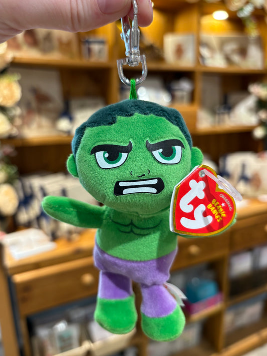 TY Beanie Babies Marvel - Hulk Clip