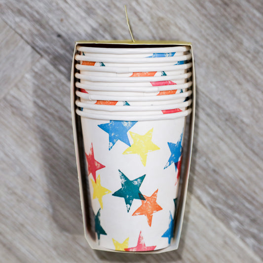 Star Paper cups- pack of 8. Party